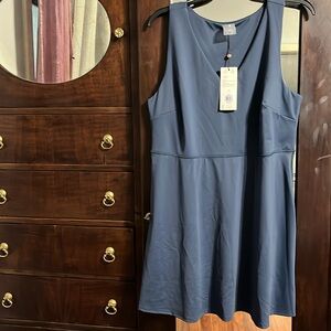 Calia Workout Dress 1X Blue NWT
